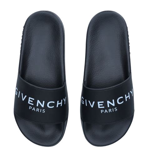 kids' givenchy slides|givenchy slides white and black.